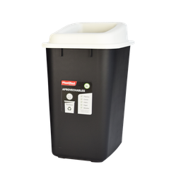 [07602/BLANCO] PAPELERA CONFORT INSTITUCIONAL 40 L X 12 UND BLANCO
