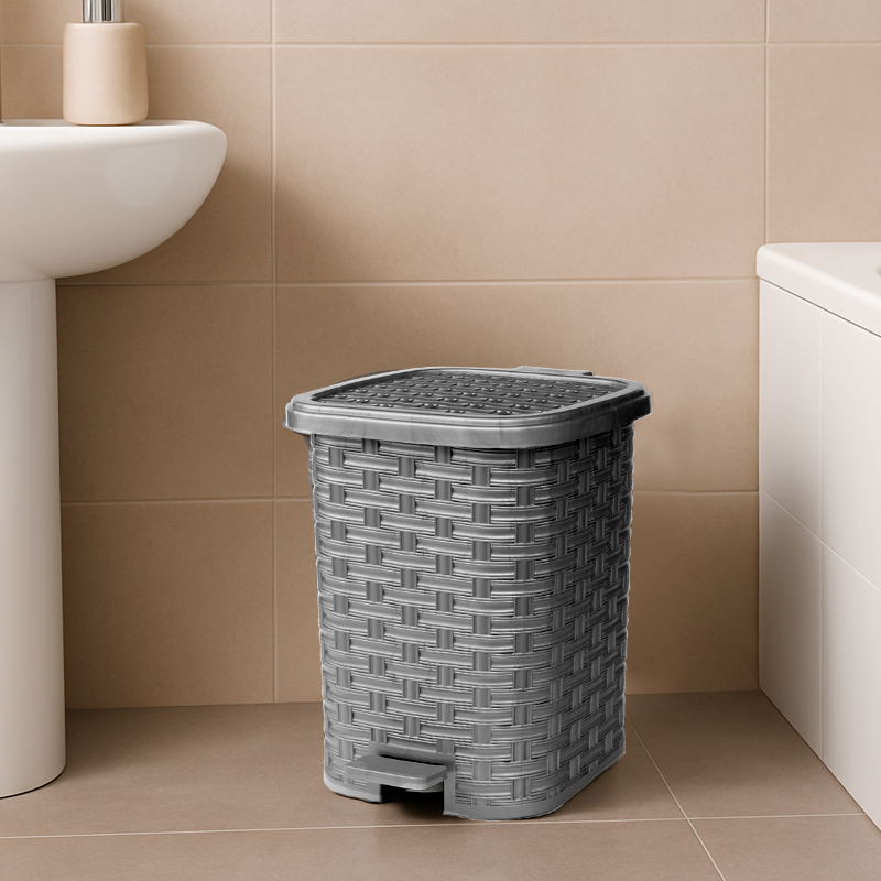 PAPELERA RATTAN X 20 UND GRIS