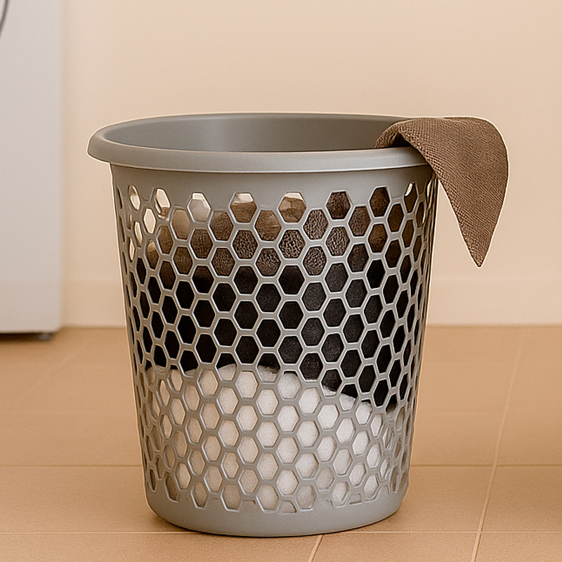 CESTA DIAMANTINA 25 L X 18 UND GRIS