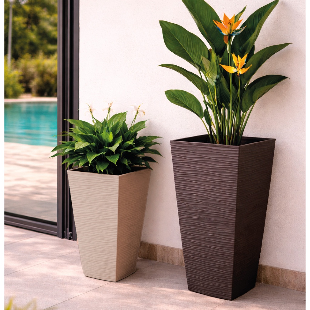 MATERO IMPERIAL ALTO 45 CM X 12 UND GRIS