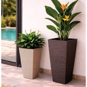 MATERO IMPERIAL ALTO 58 CM X 8 UND NEGRO