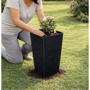 MATERO IMPERIAL ALTO 58 CM X 8 UND NEGRO