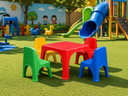 MESA INFANTIL MINIKIN X 8 UND ROJA