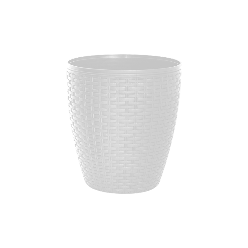 MATERO RATTAN REDONDO BLANCO X 36 UND