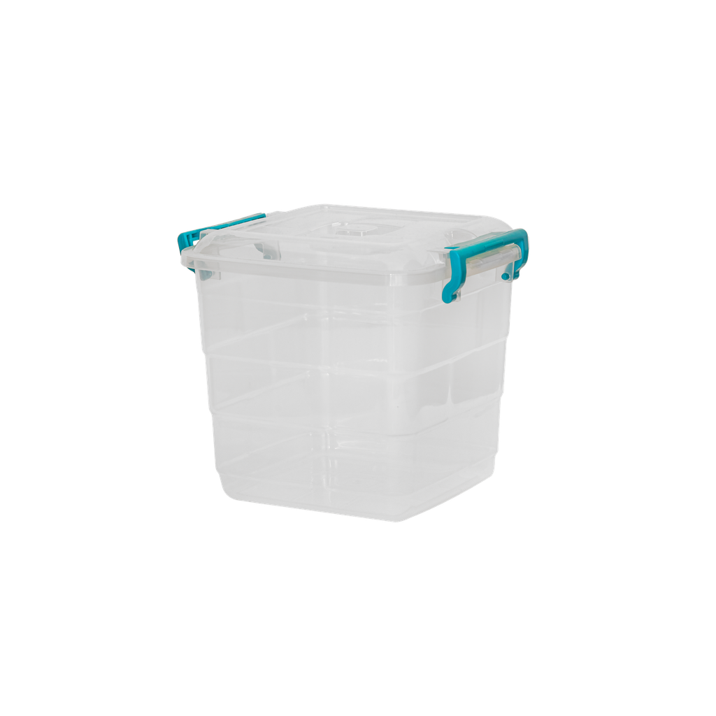 ﻿CONTENEDOR FANTASIA 5 L X 24 UND TRANSPARENTE AZUL﻿
