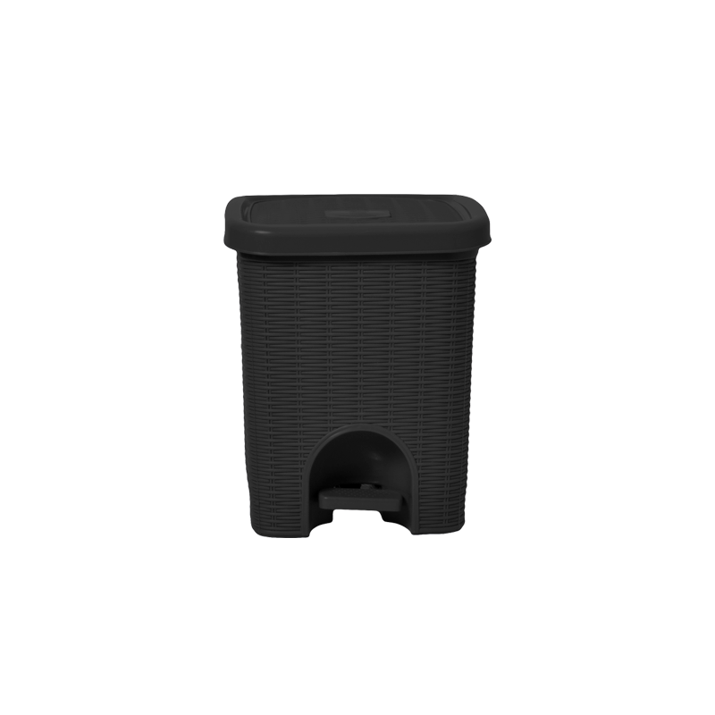 PAPELERA MIMBRE 6 L X 12 UND NEGRO