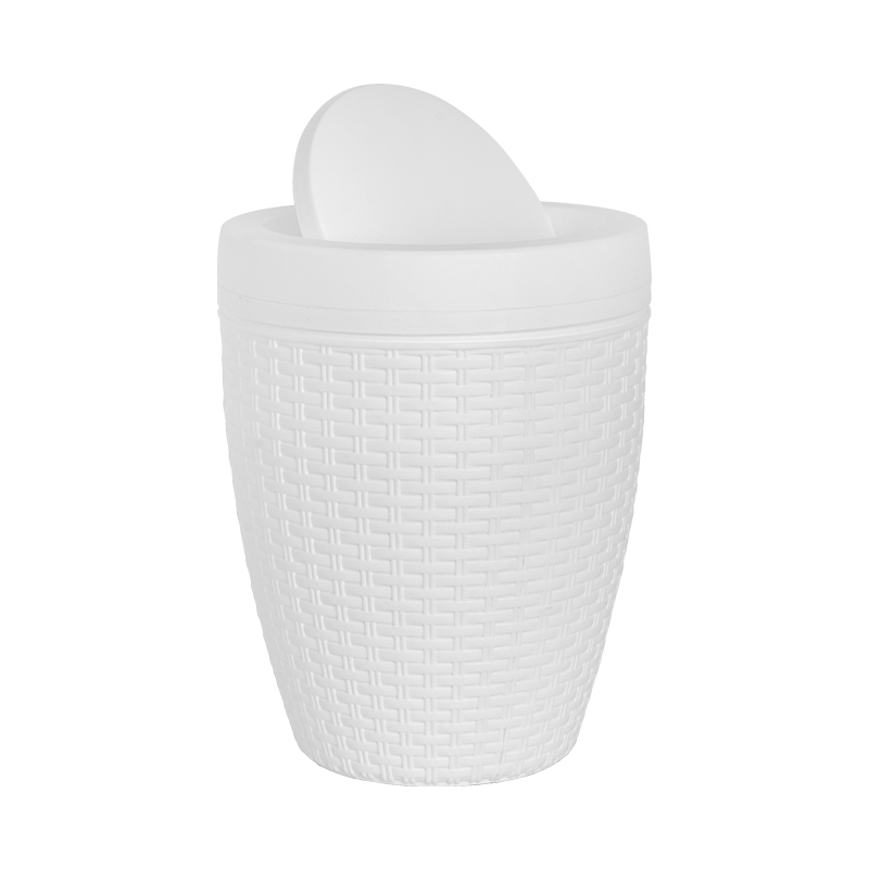 PAPELERA RATTAN ORION X 12 UND BLANCO