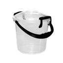 ﻿BALDE FANTASIA 10 L X 12 UND TRANSPARENTE NEGRO﻿