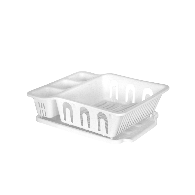 PLATERO CON BANDEJA STELLAR X 12 UND BLANCO GRANITO