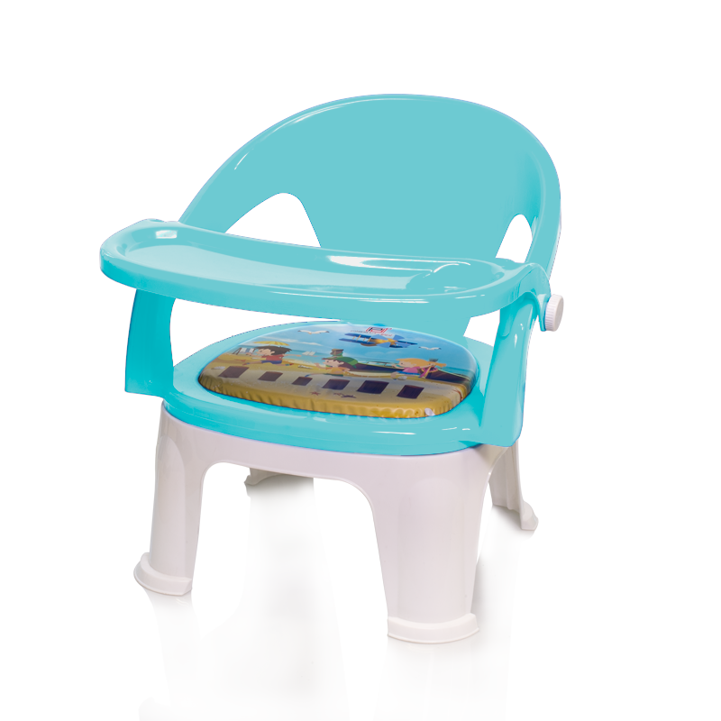 SILLA COMEDOR X 6 UND AZUL PASTEL