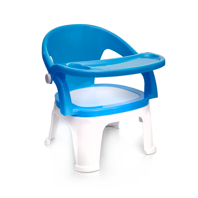 SILLA COMEDOR ECORED X 6 UND AZUL CLARO