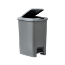 PAPELERA CLASS 30 L X 6 UND GRIS