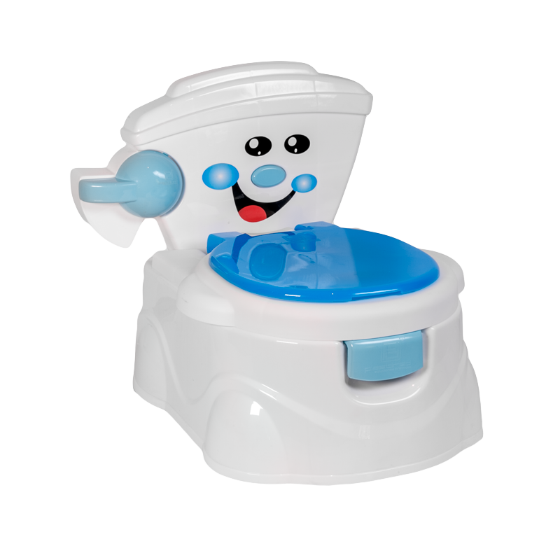 BAÑO ENTRENADOR CARITA MAGICA AZUL X 6 UND AZUL