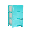 MUEBLE ORGANIZADOR LISO X3 AZUL X 2 UND AZUL PASTEL
