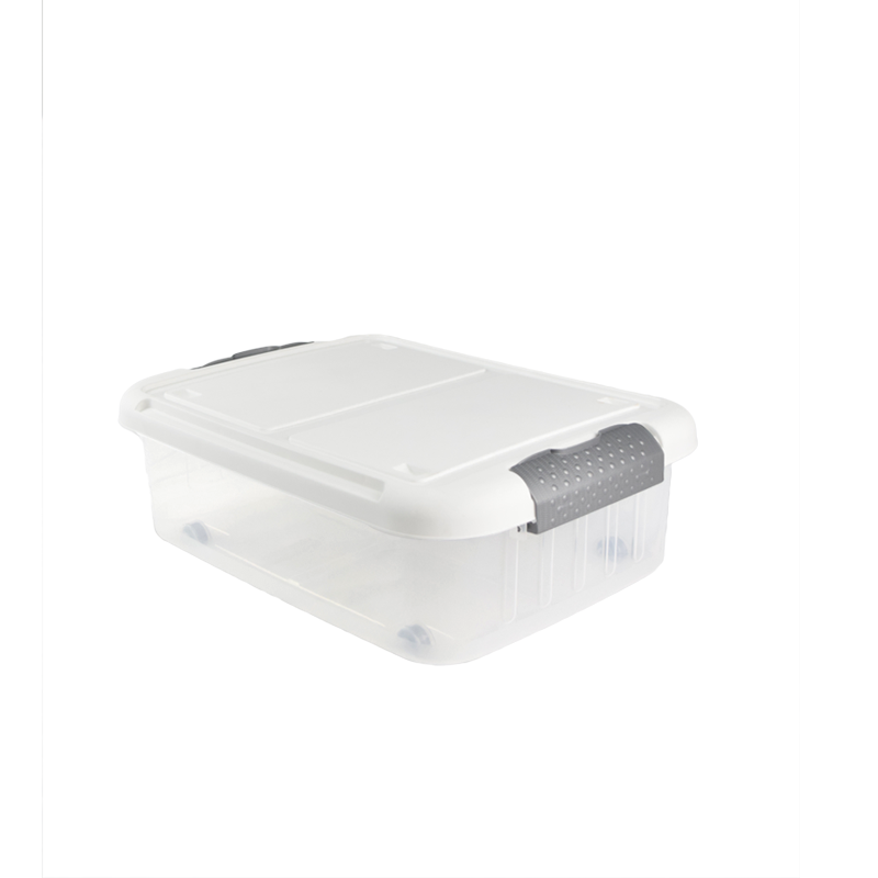 CAJA ARMONY 25 L X 6 UND TRANSPARENTE BLANCO