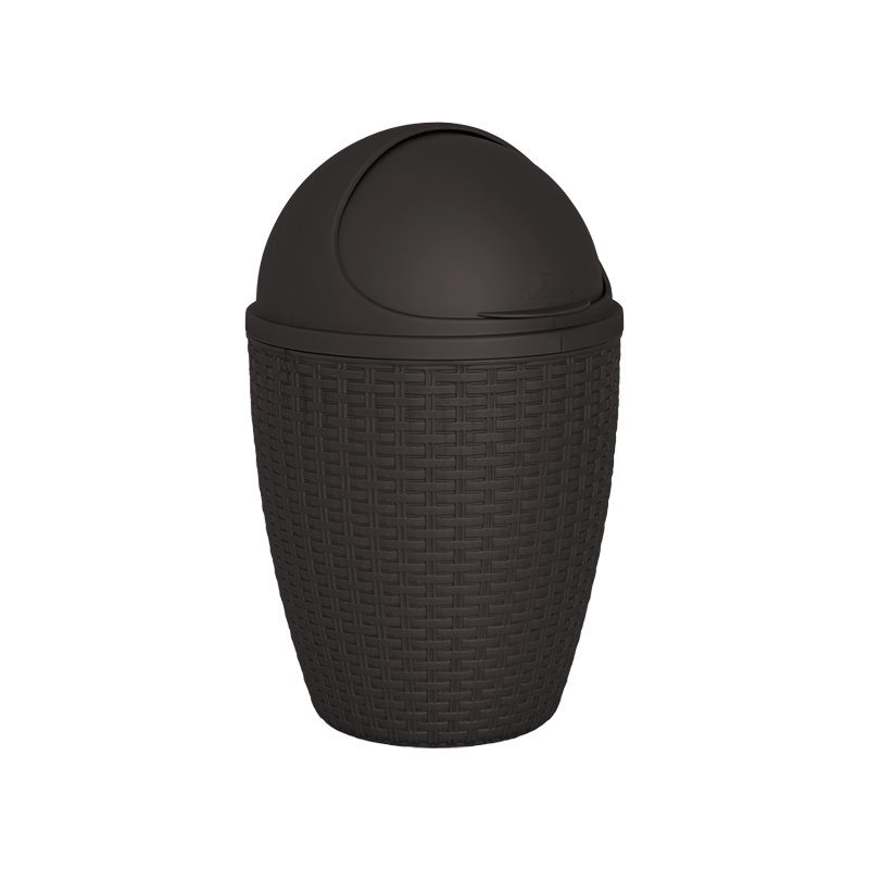 PAPELERA RATTAN POLAR X 15 UND CAFÉ