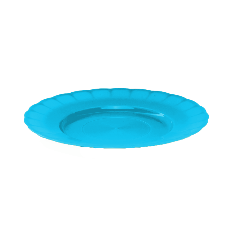 PLATO LLANO X 132 UND AZUL