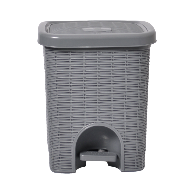PAPELERA MIMBRE 20 L X 10 UND GRIS