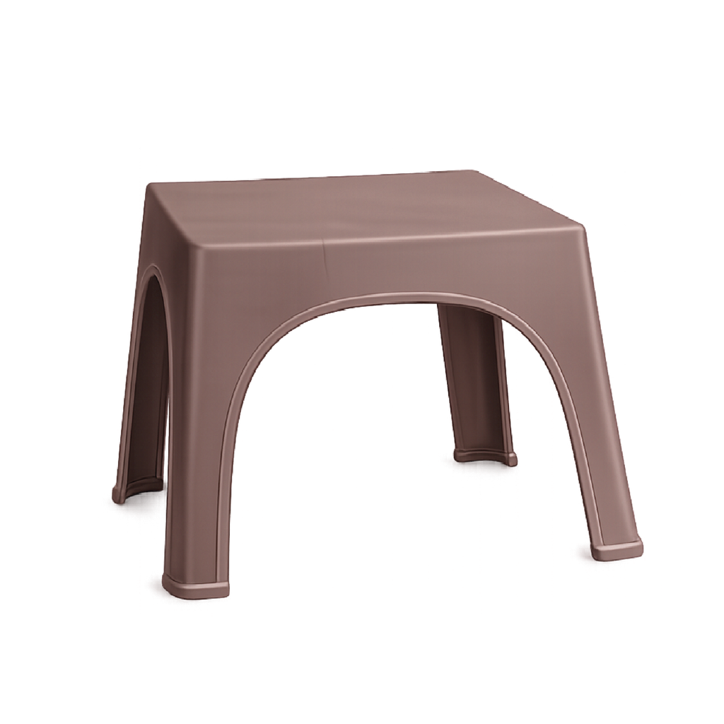 MESA AUXILIAR CUADRADA MINIMAL X 8 UND NUDE