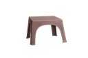MESA AUXILIAR CUADRADA MINIMAL X 8 UND NUDE