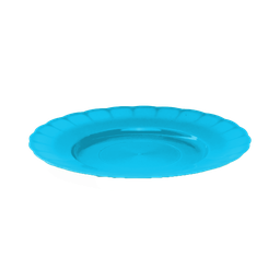 [3146/AZUL] PLATO LLANO X 132 UND AZUL