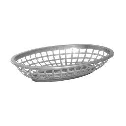 [3204/GRIS PLATA] CANASTILLA GRANDE X 26 UND GRIS PLATA