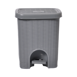 [7572/GRIS] PAPELERA MIMBRE 20 L X 10 UND GRIS