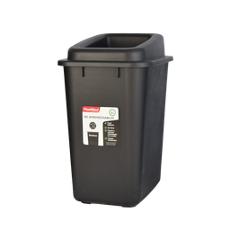 [07604/NEGRO] PAPELERA CONFORT INSTITUCIONAL 40 L X 12 UND NEGRA