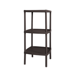 [08549/CAFE] MESA CUADRADA TRES NIVELES X 6 UND CAFE